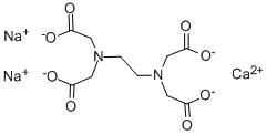 EDTA disodium δομή ασβεστίου